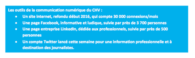Le Centre Hospitalier de Valenciennes reçoit le prix de la communication hospitalière 2016