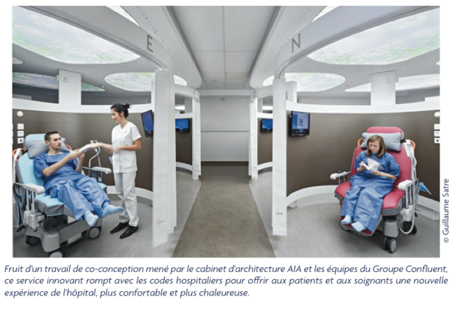 Un nouvel espace innovant de chirurgie ambulatoire
voit le jour à Nantes et donne une vision de l’hôpital du futur Un nouvel espace innovant de chirurgie ambulatoire
voit le jour à Nantes et donne une vision de l’hôpital du futur
