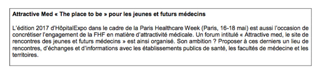 Attractive Med : la 1ère édition du prix FHF-CASDEN « Attractivité et Communication » récompense le CHU d’Angers