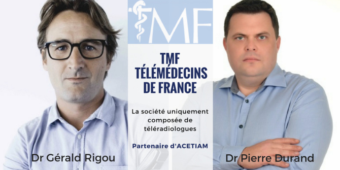 Télémédecins de France (TMF) qui regroupe plus de 150 radiologues français présente son activité de téléradiologie aux JFR 2017