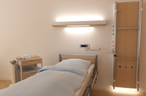 Un nouveau design de gaines têtes de lit pour une note conviviale à l'hôpital Un nouveau design de gaines têtes de lit pour une note conviviale à l'hôpital