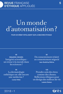 Vivre bien dans un monde d’automatisation : l’Espace éthique Île-de-France questionne l’éthique de la machine intelligente