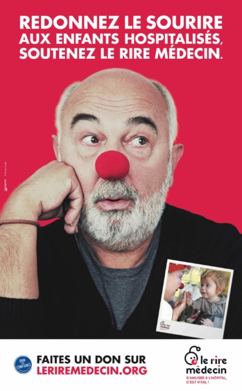 Gérard JUGNOT donne le coup d’envoi de la campagne d’appel à dons du Rire Médecin