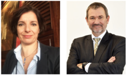 Mariane Cimino, Déléguée Générale et Régis Sénégou, Président de LESISS Mariane Cimino, Déléguée Générale et Régis Sénégou, Président de LESISS