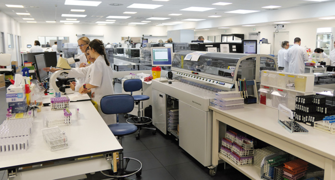 Le nouveau bâtiment de biologie médicale et de bio-pathologie du CHRU de Nancy