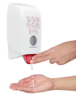 La Mousse Hydroalcoolique Scott® Control™, la garantie d’une parfaite désinfection des mains