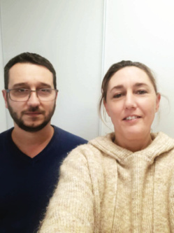 Cédrick Niaussat, responsable qualité et Mariannic Costa, directrice de la BIH. ©DR Cédrick Niaussat, responsable qualité et Mariannic Costa, directrice de la BIH. ©DR