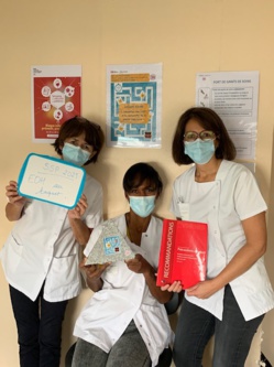 L’équipe opérationnelle d’hygiène du CH Lucien Hussel. ©DR L’équipe opérationnelle d’hygiène du CH Lucien Hussel. ©DR