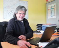 Bruno Guizard, responsable de la blanchisserie. Bruno Guizard, responsable de la blanchisserie.