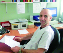Le Dr Nabil Chioukh, responsable du Dépôt de Sang (Site de Montbéliard)
