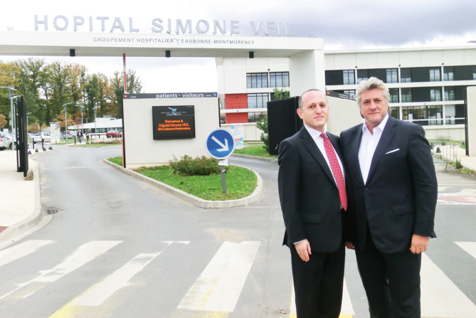 Bernard Rubinstein, Président du Groupe Prisme et Éric Sebban, Président de Visiomed Bernard Rubinstein, Président du Groupe Prisme et Éric Sebban, Président de Visiomed