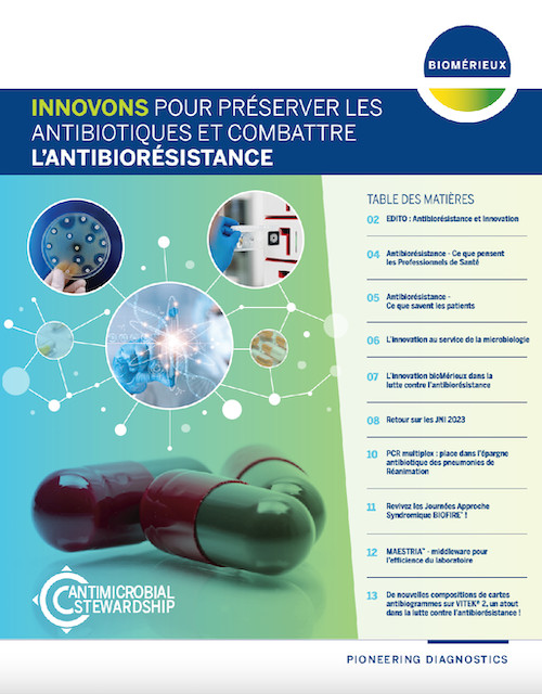 Lutte contre l’antibiorésistance : l’innovation, un levier majeur au cœur du nouveau livre blanc de bioMérieux Lutte contre l’antibiorésistance : l’innovation, un levier majeur au cœur du nouveau livre blanc de bioMérieux