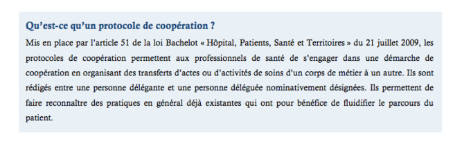 Premier protocole de coopération médecins/diététiciens