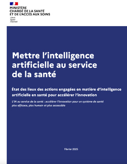 Publication de l’état des lieux de l’intelligence artificielle (IA) en santé en France Publication de l’état des lieux de l’intelligence artificielle (IA) en santé en France