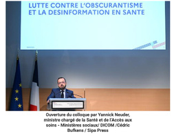 Colloque au ministère pour la lutte contre la désinformation en santé