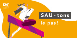 Identité graphique du projet « SAU-tons le pas », nommé et illustré collectivement par les membres des groupes de travail ayant participé au projet de refondation. @CH de Troyes