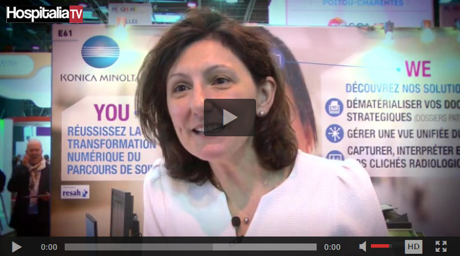 Les rencontres HospitaliaTV à la PHW 2016 : KONICA MINOLTA Les rencontres HospitaliaTV à la PHW 2016 : KONICA MINOLTA