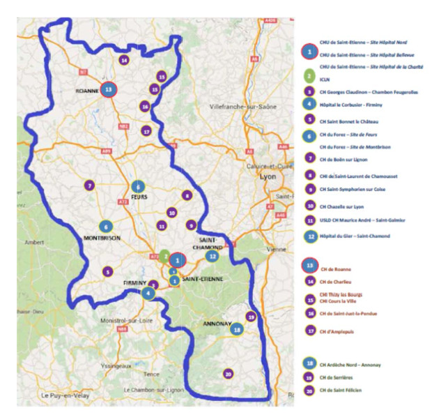 La convention constitutive du GHT Loire signée par les 20 établissements membres