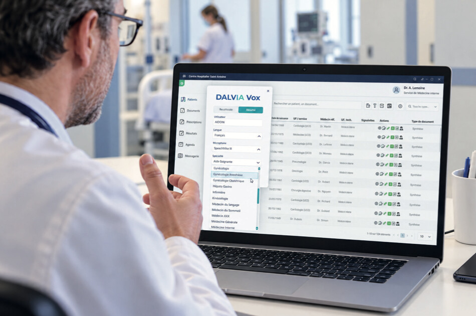DALVIA Vox : une IA souveraine au service du temps médical