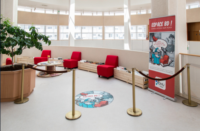 CHU de Limoges : une bédéthèque à l’hôpital