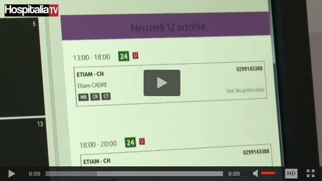 Les rencontres HospitaliaTV aux JFR 2016 : ETIAM