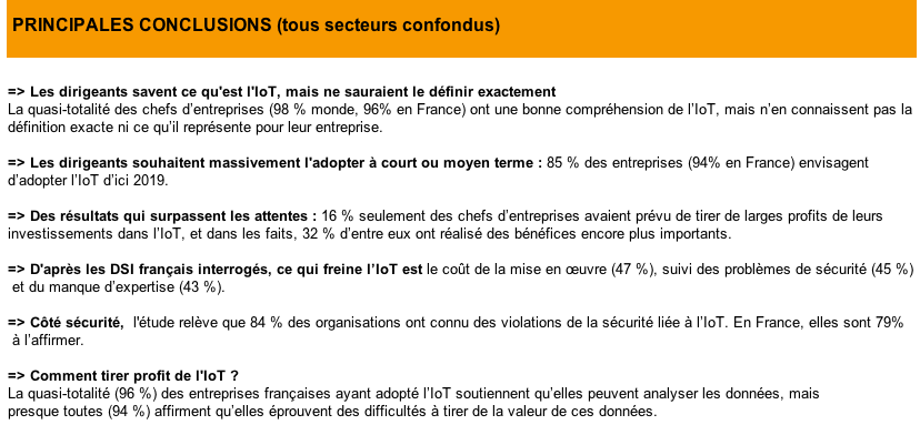 L’Internet des Objets, en passe d’être largement adopté d’ici 2019