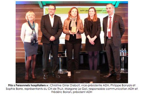 Prix des valeurs hospitalières 2017 :
 des actions innovantes en matière de promotion de l’égalité à l’hôpital ! Prix des valeurs hospitalières 2017 :
 des actions innovantes en matière de promotion de l’égalité à l’hôpital !