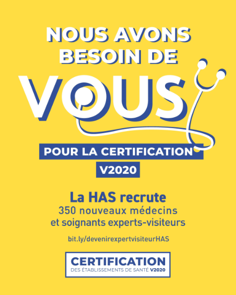 La HAS lance la campagne de recrutement des nouveaux experts-visiteurs V2020