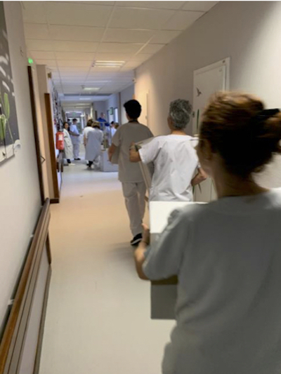 En 48 h, « un déménagement hors norme » a été effectué. © CHU de Lille En 48 h, « un déménagement hors norme » a été effectué. © CHU de Lille