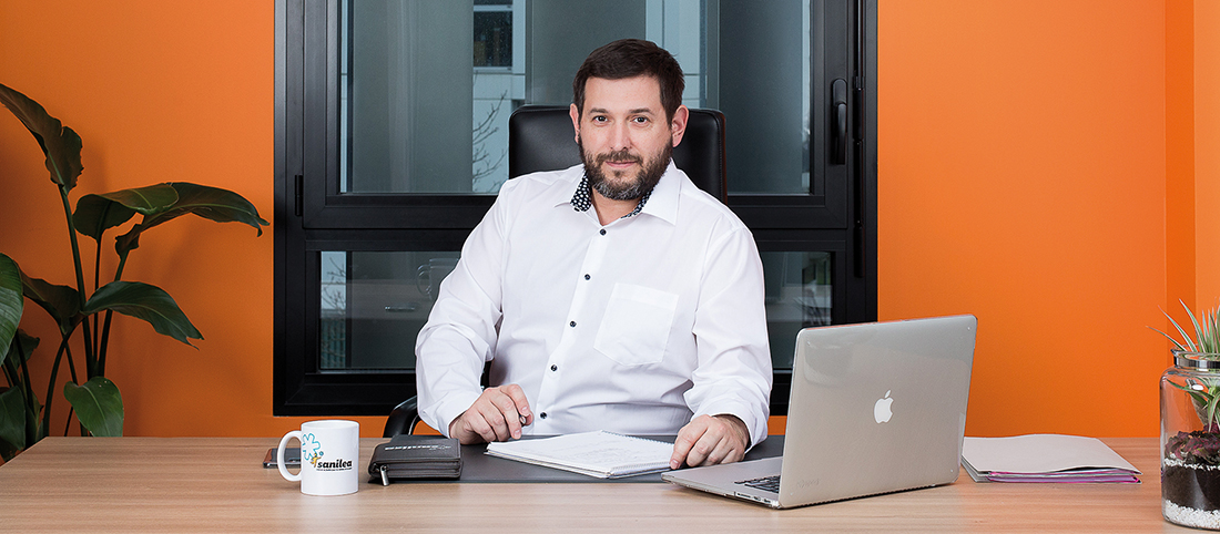 Fabien Soares, co-fondateur et Président de Sanilea