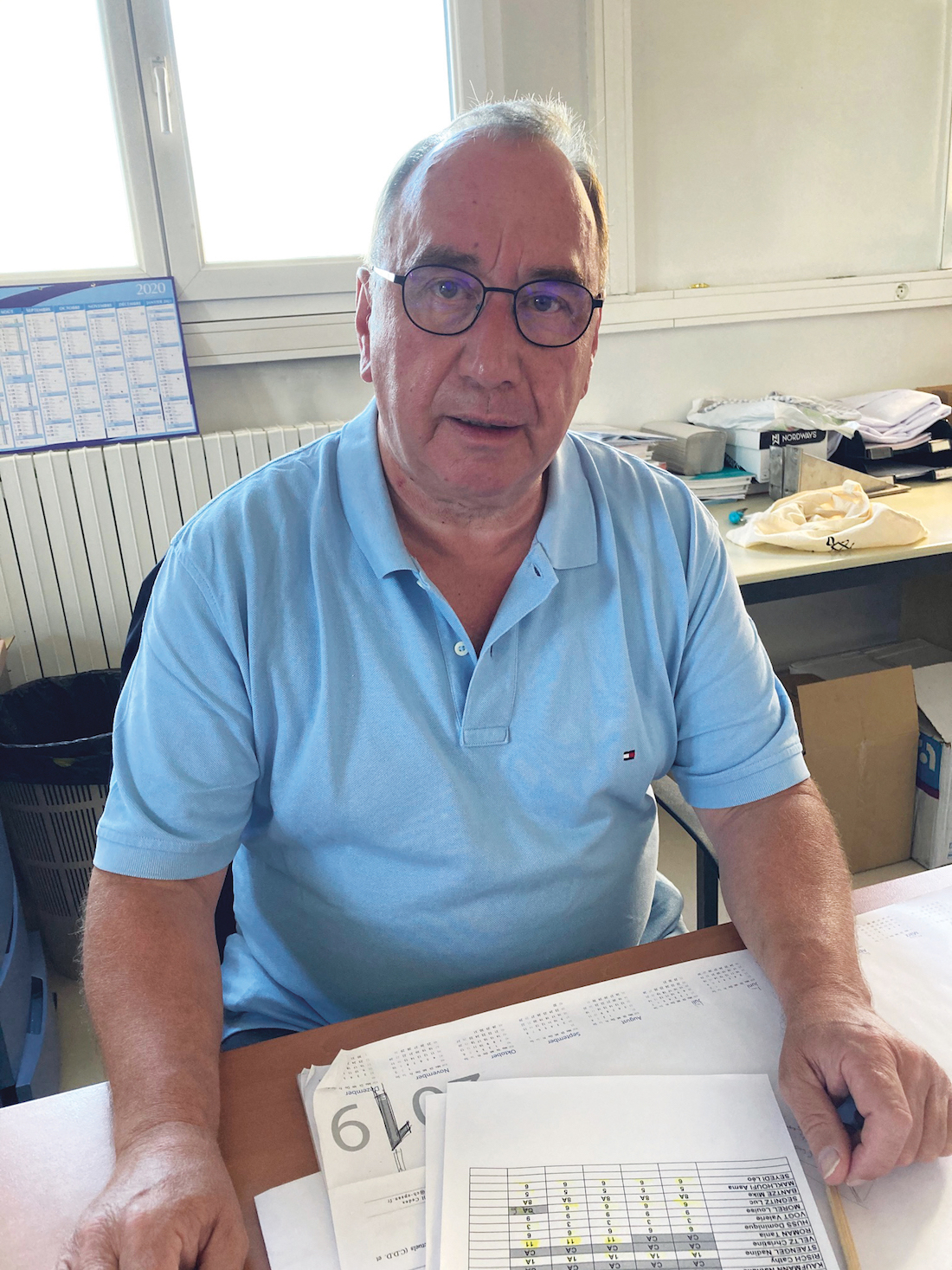 Joseph Kurtz, responsable de la blanchisserie inter-hospitalière de l'Alsace du Nord. ©DR