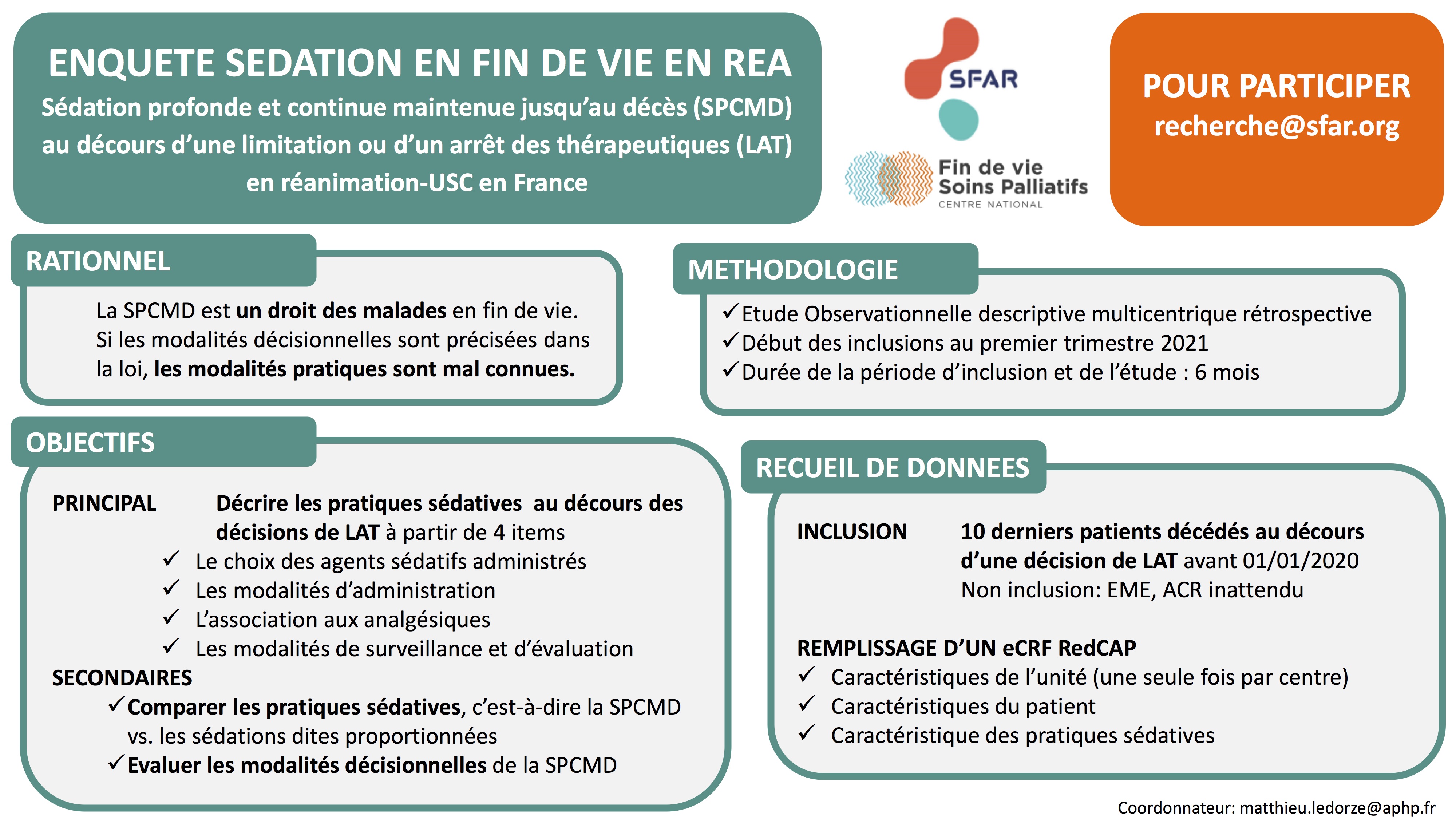 Le CNSPFV lance une enquête sur la sédation en fin de vie en réanimation