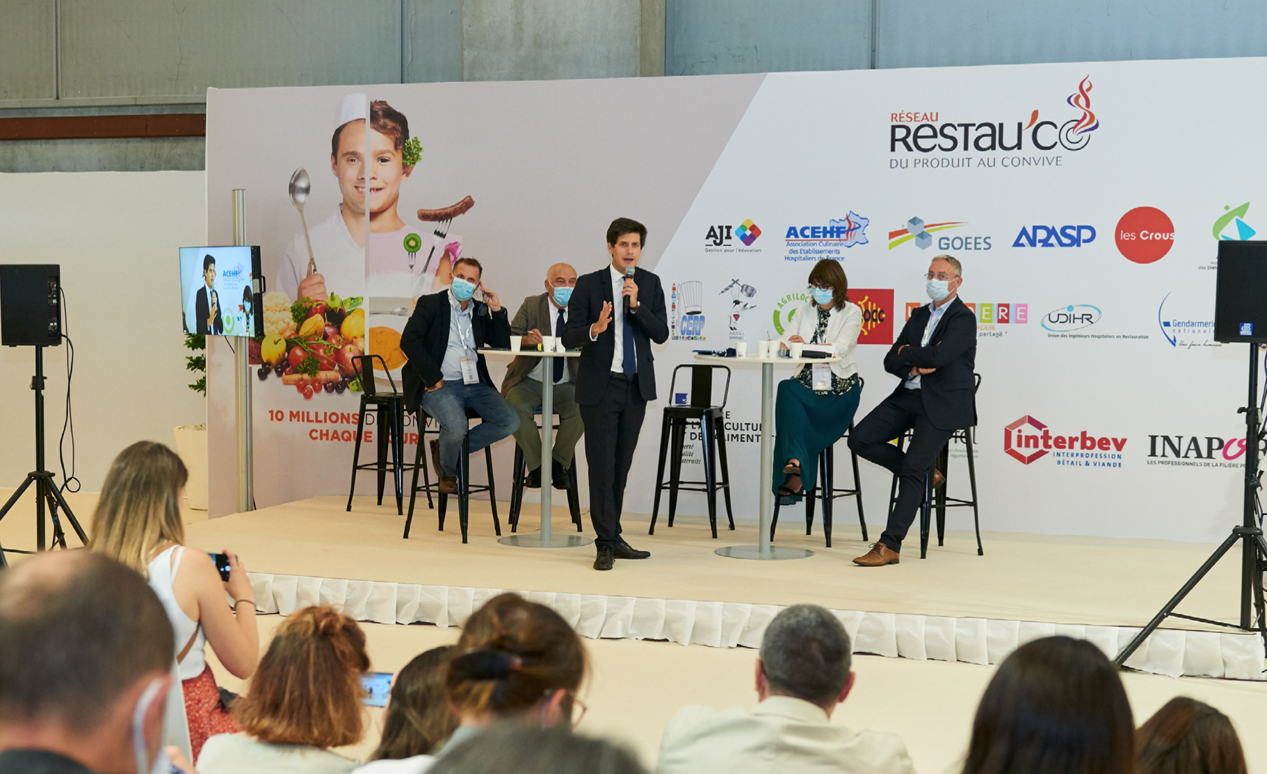 Restau'Co, le salon de la restauration collective, s'est tenu le 8 septembre 2021 pour la 6ème édition à Paris - Porte de Versailles