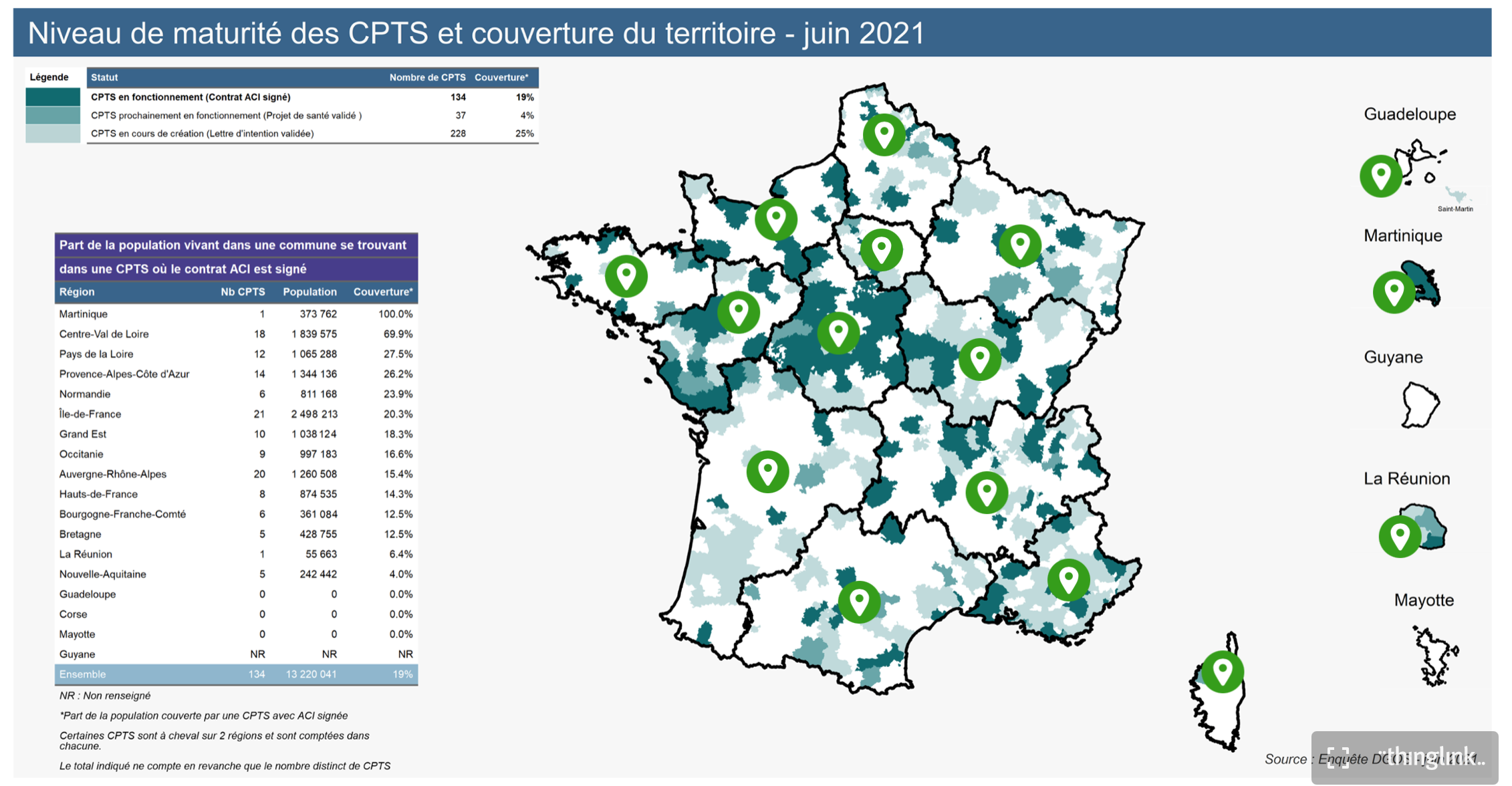 Le Ministère des Solidarités et de la Santé publie son Atlas des CPTS Le Ministère des Solidarités et de la Santé publie son Atlas des CPTS