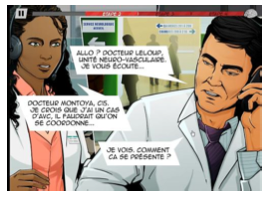Face à l’AVC, « 4h30 CHRONO », le 1er Serious Game à destination des professionnels de santé