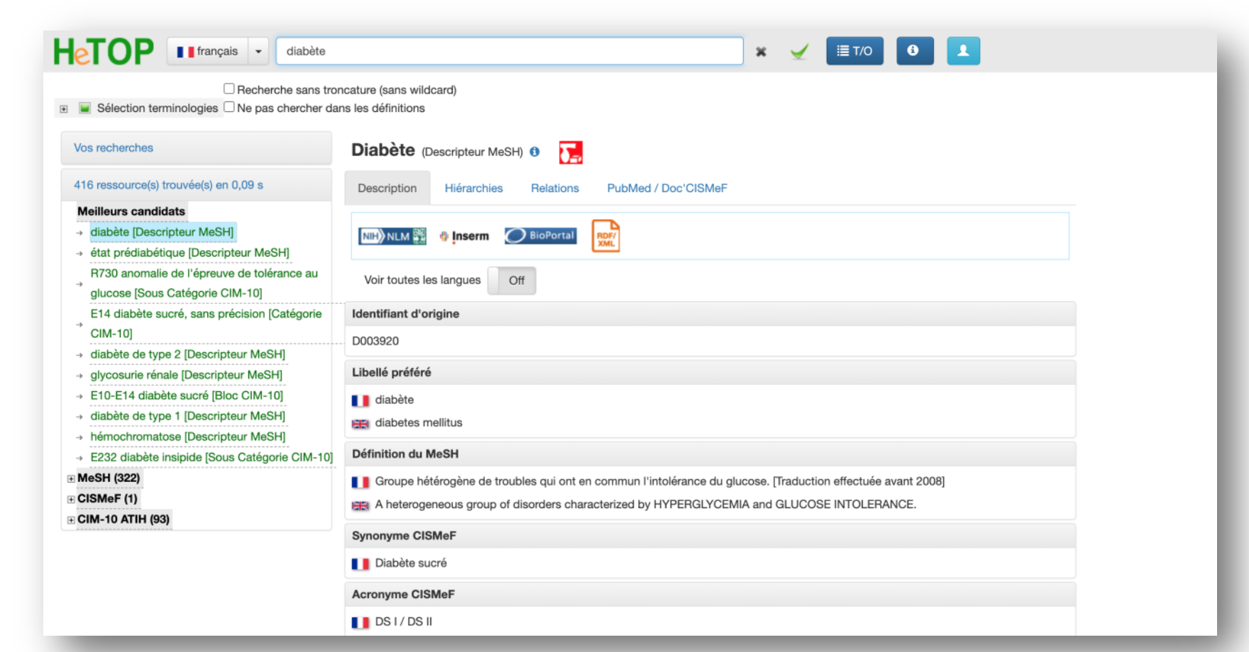Figure 1 : le portail public d'HETOP Figure 1 : le portail public d'HETOP