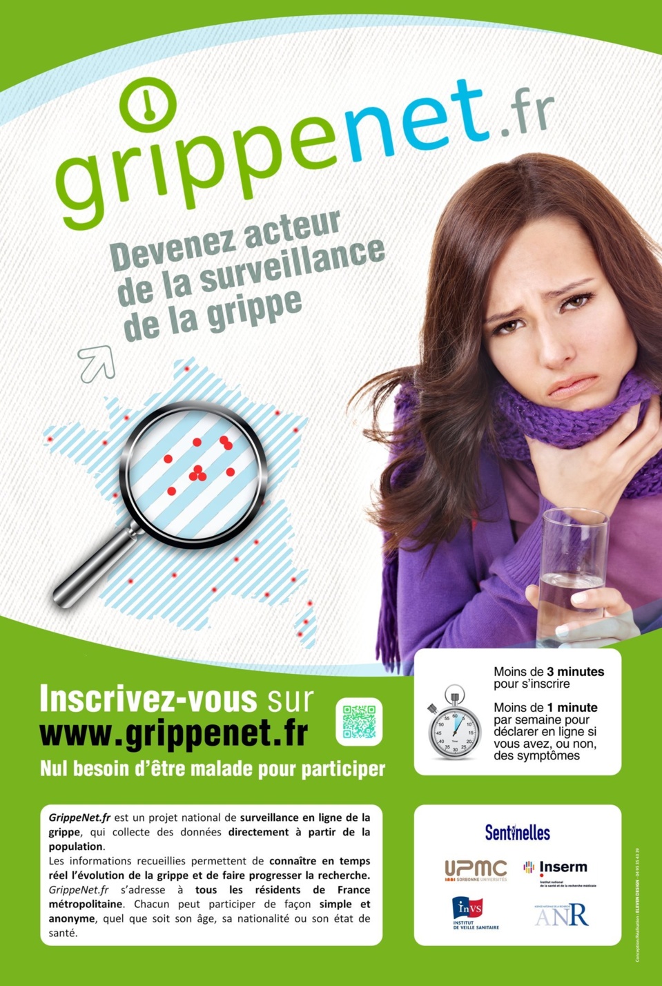 GrippeNet.fr : Devenez acteur de la surveillance de la grippe