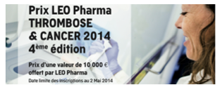Appel à candidatures : prix LEO Pharma Thrombose et Cancer 2014, d’une valeur de 10 000 €