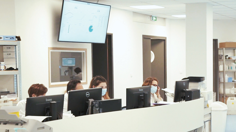 Une surveillance à distance en temps réel pour améliorer la productivité des laboratoires. ©DR Une surveillance à distance en temps réel pour améliorer la productivité des laboratoires. ©DR