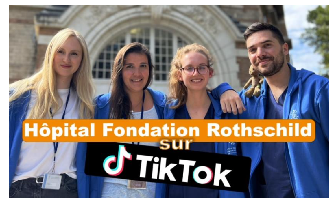 "Changez de vie, restez soignant ! " : l’Hôpital Fondation Rothschild ose le pas de côté en créant son compte TikTok : Hopi.tok