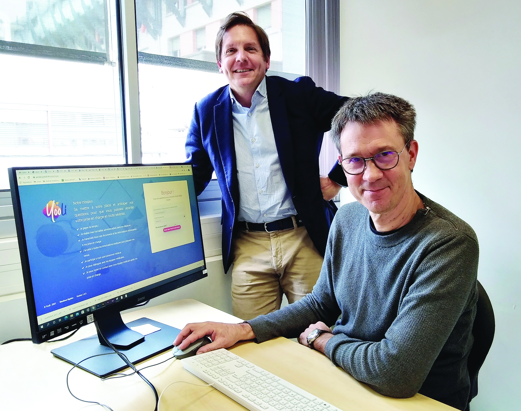 Olivier Geoffroy et Christel Calas, co-directeurs de Yooli.