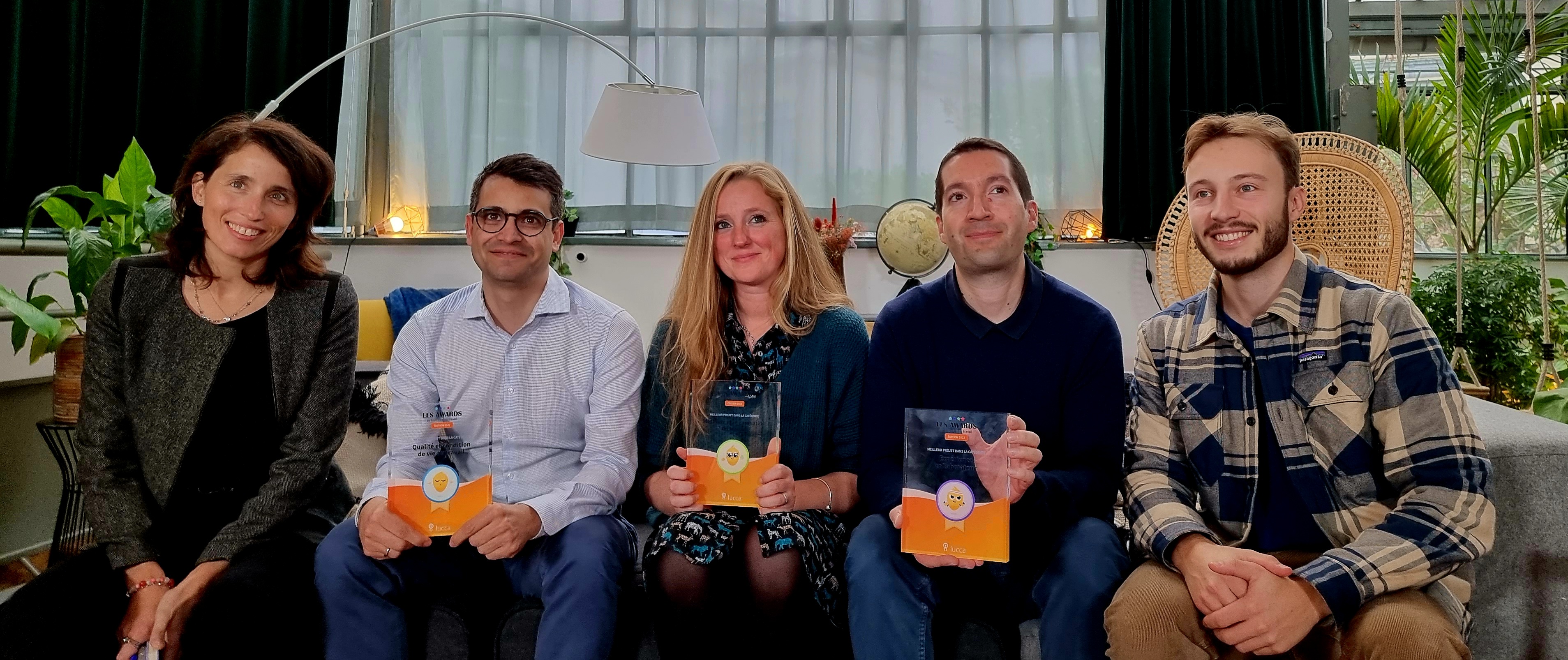 Hôpitaux du Bassin de Thau, La Banque Postale, ADAR Flandre Maritime Fondation et Yooz :  lauréats des « Awards du Bien Être au travail » 2022 de Lucca Hôpitaux du Bassin de Thau, La Banque Postale, ADAR Flandre Maritime Fondation et Yooz :  lauréats des « Awards du Bien Être au travail » 2022 de Lucca