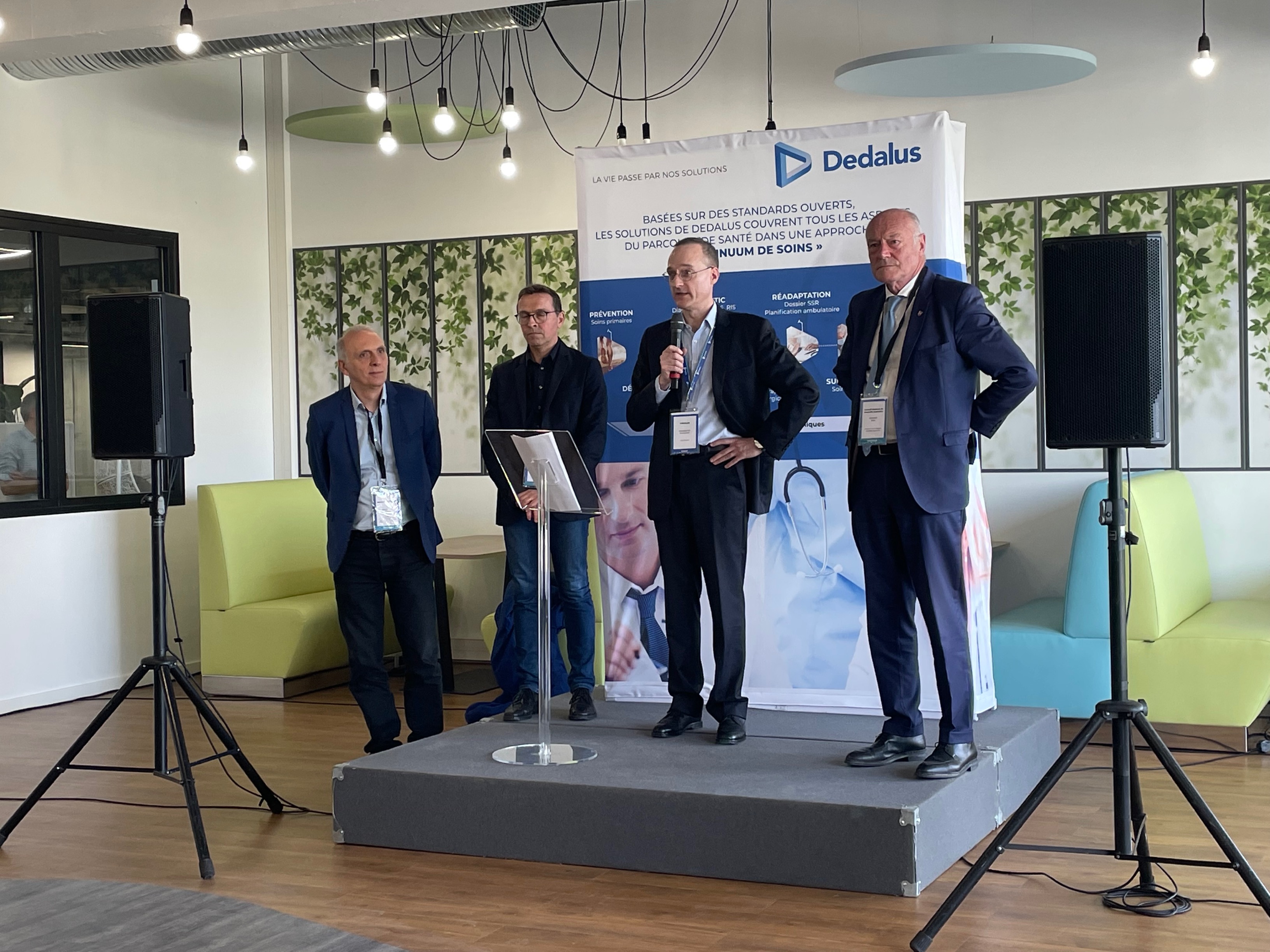 Dedalus France inaugure son nouveau siège social à Artigues-près-Bordeaux en Nouvelle Aquitaine, renforce son implantation régionale et poursuit sa croissance