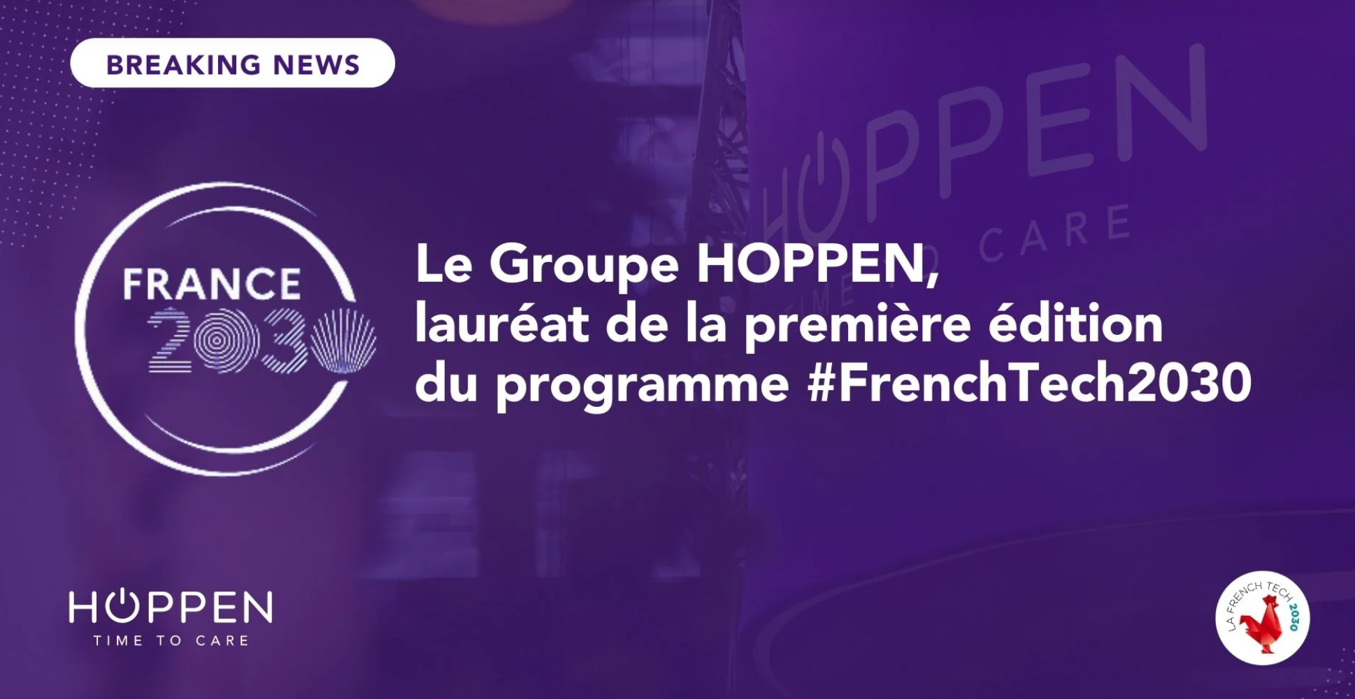 Le Groupe HOPPEN, lauréat de la première édition du programme French Tech 2030