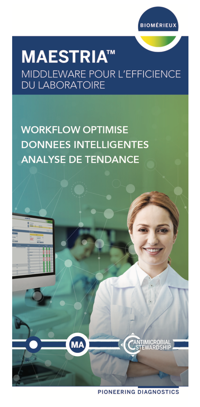 Avec MAESTRIA™, bioMérieux poursuit l'avènement du laboratoire 4.0