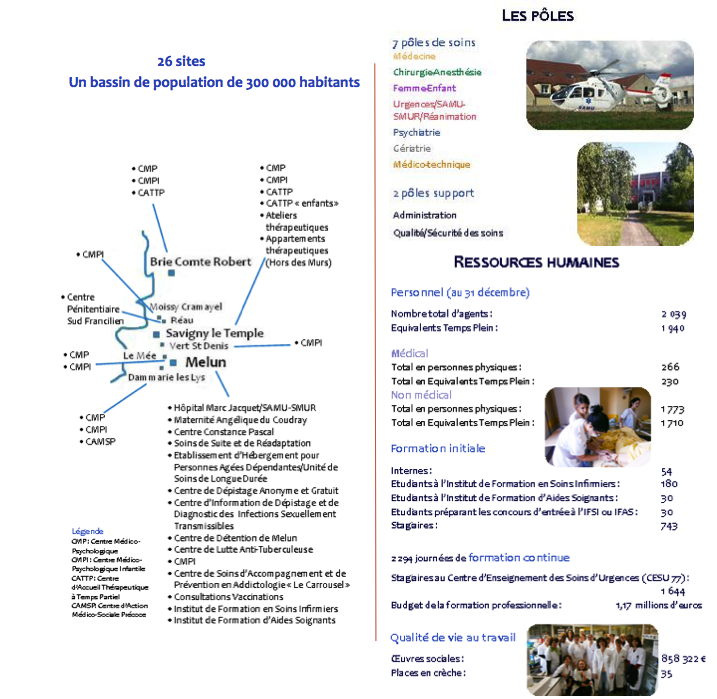 CH de Melun : retour à l’équilibre financier en 2014