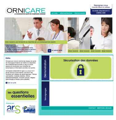 ORNICARE, l’outil de coordination santé en Champagne-Ardenne ORNICARE, l’outil de coordination santé en Champagne-Ardenne
