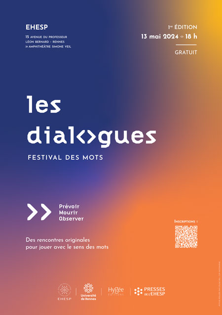 L’École des hautes études en santé publique (EHESP) et les Presses de l’EHESP lancent la première édition du festival des mots « Les Dialogues »