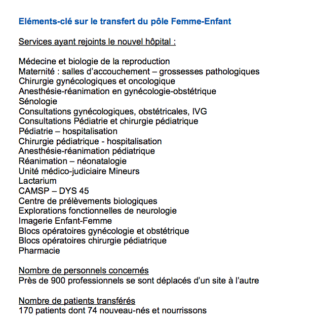 Les équipes du Centre hospitalier régional d’Orléans enfin réunies !