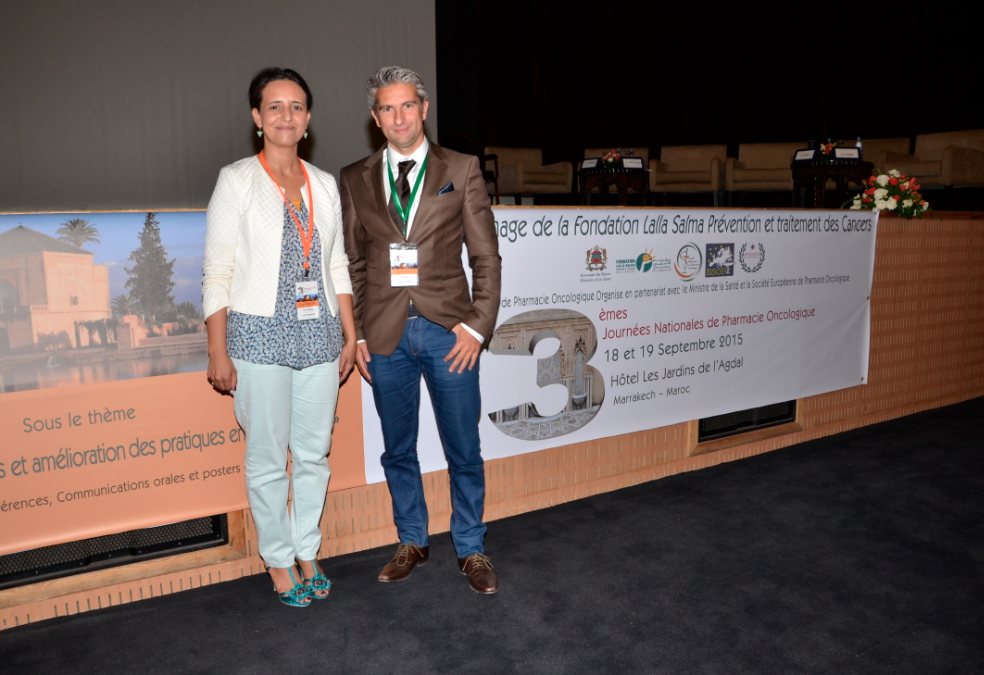 Bouchra Meddah, présidente de la SMPO, et Stéphane Ortu, président de l'Aspec